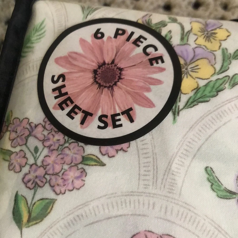 Bloom Theory Floral Flowers FULL Sheet Set